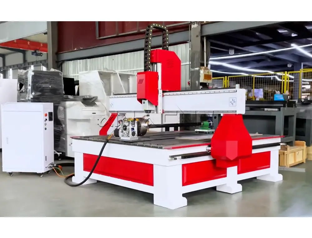 Rotary Axis CNC Router for Furniture