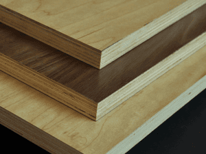 Sand finished plywood board processed by B-R1000 wide belt sander