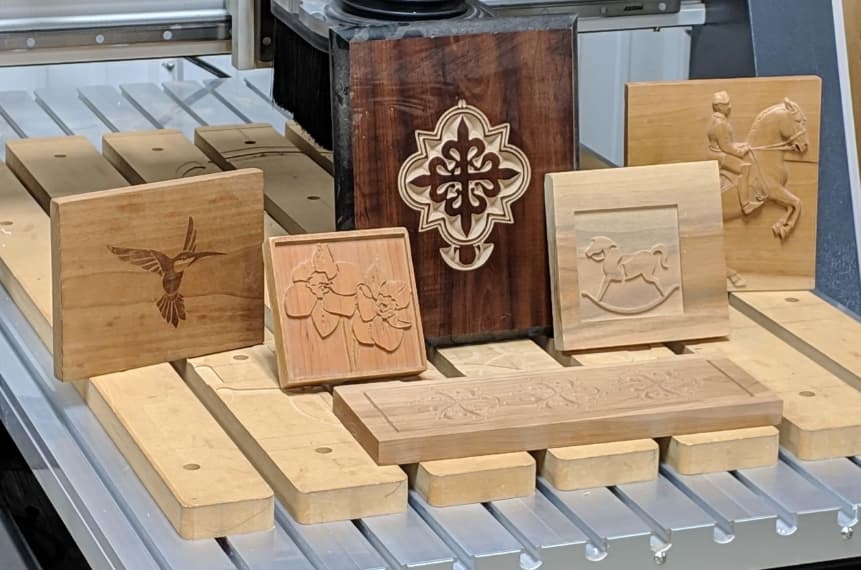 Small ATC CNC Router for Custom Wooden Products