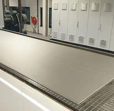Smooth sanded wood edge workpiece processed