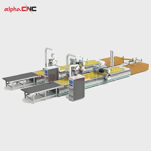 Dual-Column Heavy-Duty CNC Labeling Machine with Automatic Tool Changer