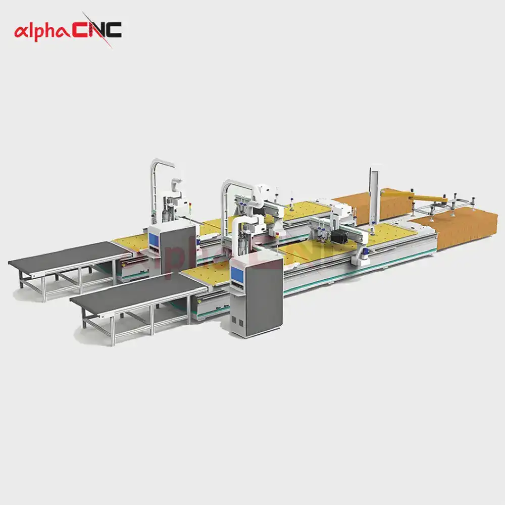 Dual-Column Heavy-Duty CNC Labeling Machine with Automatic Tool Changer