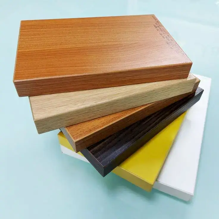 Straight profiled edge banding finished product on furniture