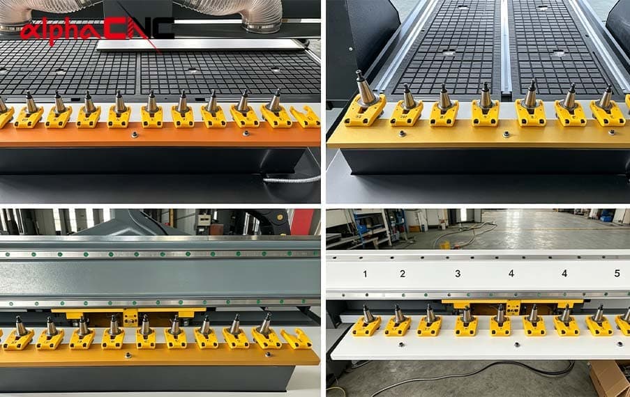 Tool magazine capacity affects the price of the CNC ATC tool changer