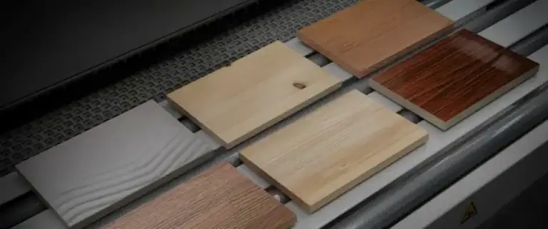 Wide Belt Sander Sanded Wood Sheets Different Timber Materials