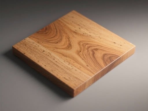 Wide Belt Sander polished solid oak wood panel