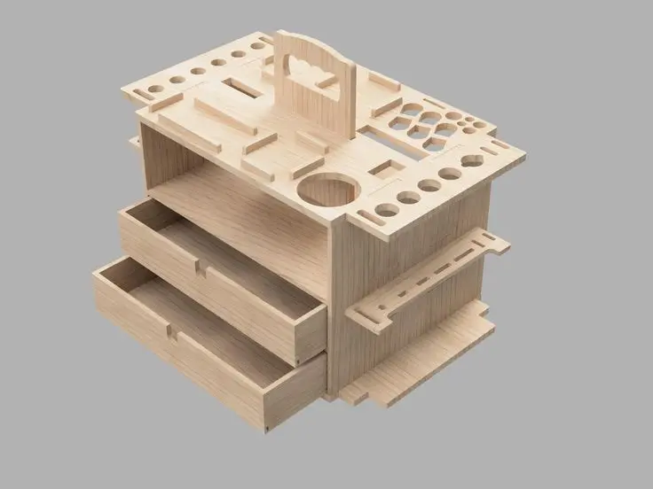 Wooden assembled toy products
