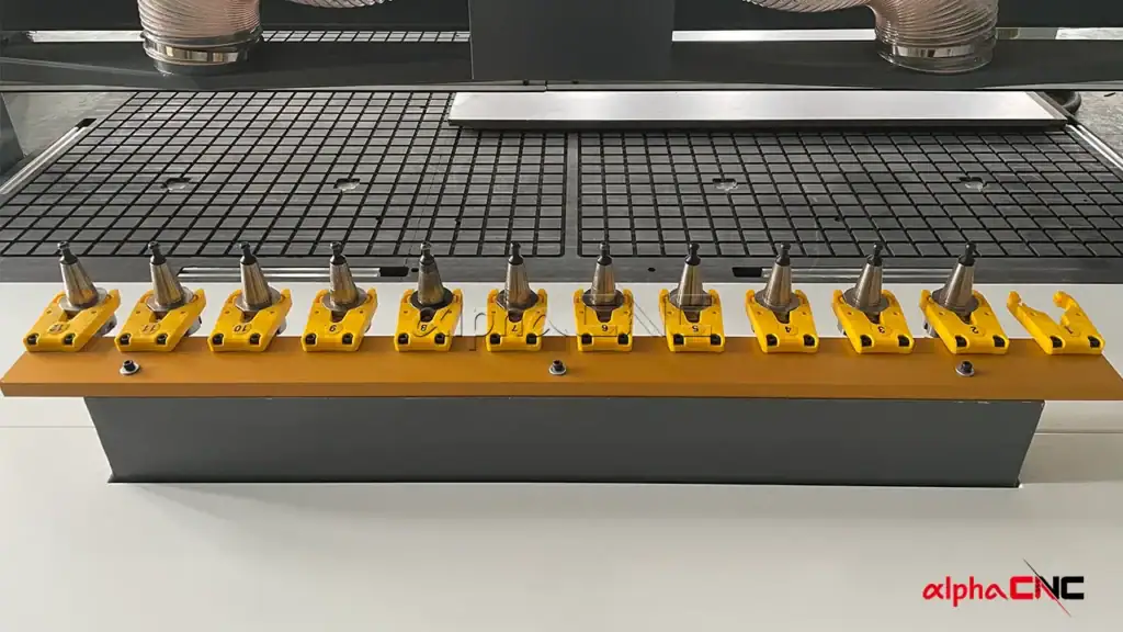 automatic tool changer for cnc router with multiple tool holders