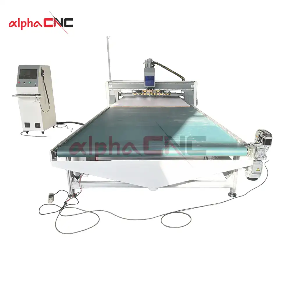 cnc router auto loading unloading automatic tool changer