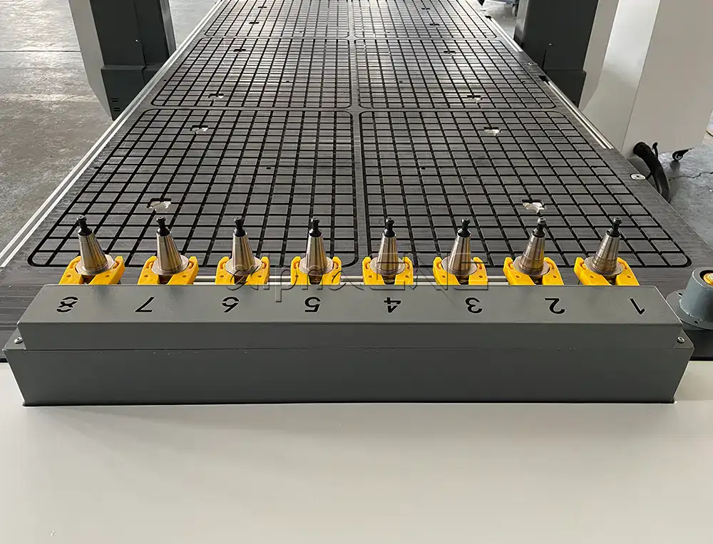 cnc router automatic tool changer 8 tools