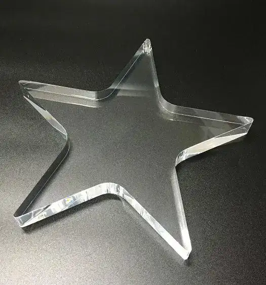 Clear acrylic cutting processed by ATC CNC router