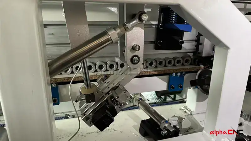 edge banding machine corner trimming mechanical