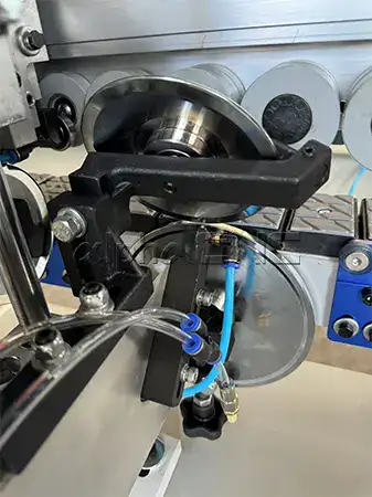 edge banding machine scraping unit for cabinet door rounding