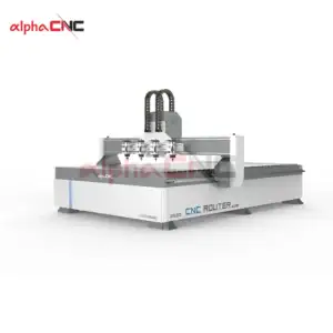four spindle multi‑head CNC wood router
