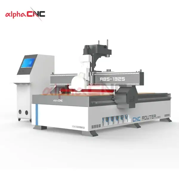 Máquina de corte CNC ABS-1325 con rodillo de presión