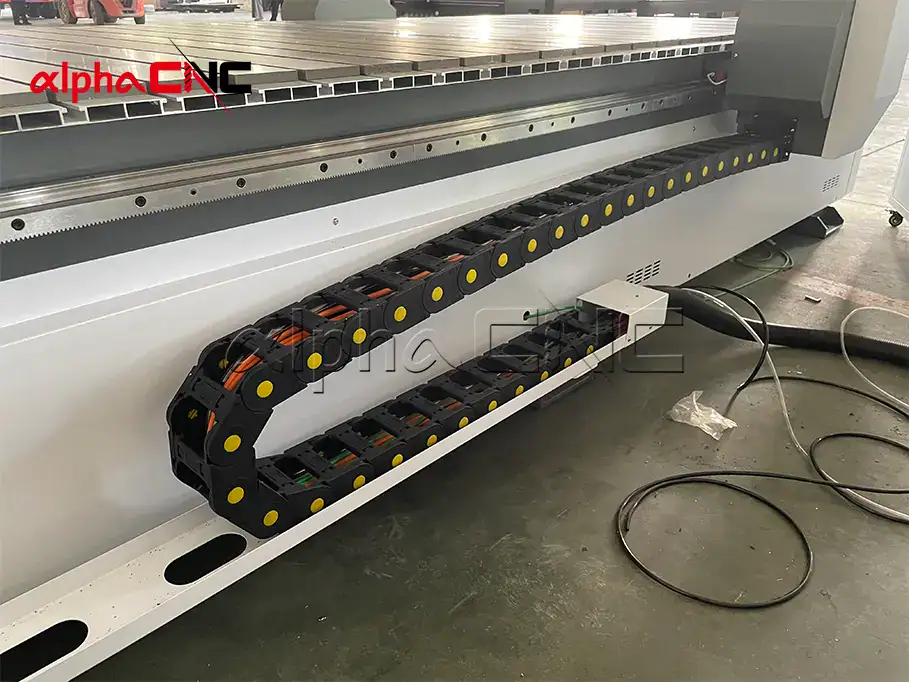 sign cnc router machine cable carrier