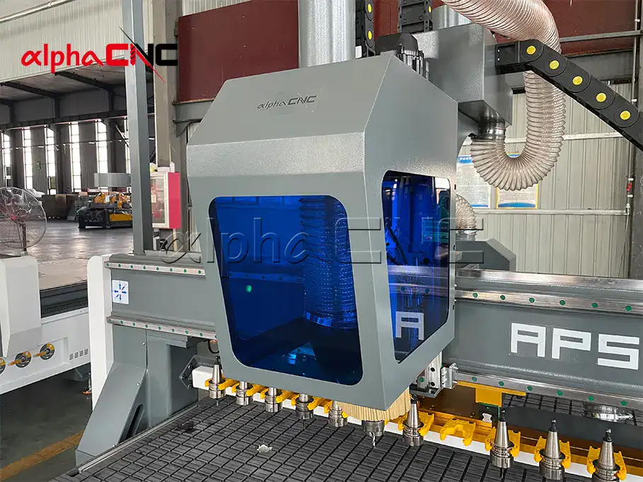 vacuum CNC router machine spindles