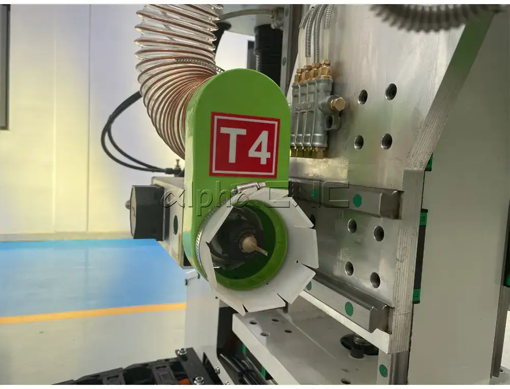 wood door making machine multi-function lock mortising spindle
