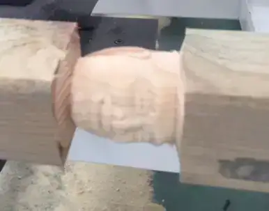 wooden craft via multi head CNC rotary carving processing
